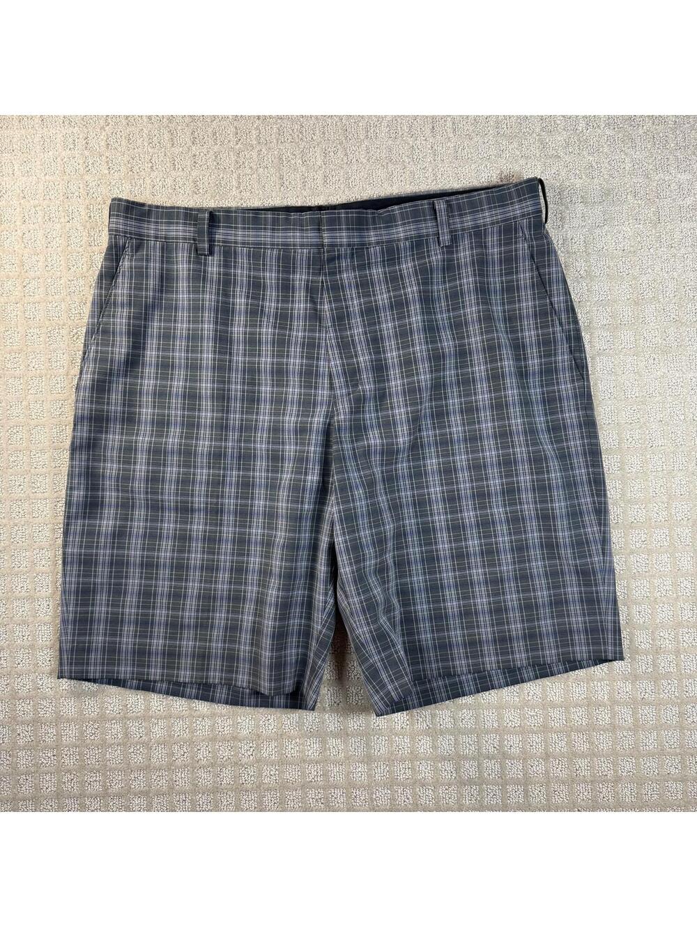 Nike Tiger Woods Collection Plaid Golf Shorts 38